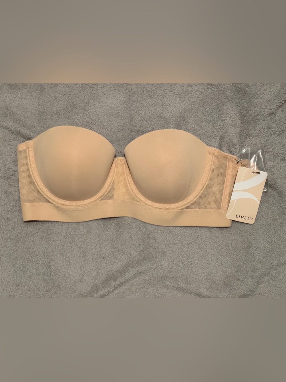 Lively The Smooth Strapless Bra - Toasted Almond